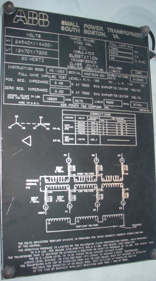 ABB Oil Insulated Substation Transformer Transformer Network, Inc.